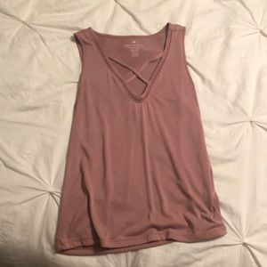 American Eagle Mauve Tank Top